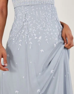 MONSOON Eugiene Embroidered Shorter Length Maxi Dress -Amour Fashion 25 54079368 4