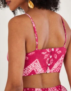 MONSOON Bandhani Dye Print Maxi Dress In LENZING™ ECOVERO™ Pink -Amour Fashion 25 54283310 4