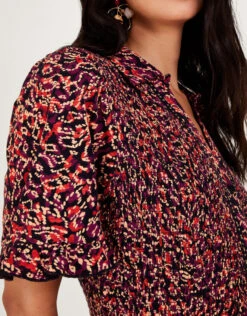 MONSOON Print Shirt Dress Red -Amour Fashion 25 64070709 4