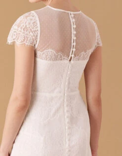 MONSOON Rebecca Chantilly Lace Bridal Dress Ivory -Amour Fashion 25 95191946 5