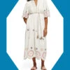 Scotch And Soda Broderie Maxi Dress White -Amour Fashion 51 41493413 1