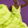 MONSOON Dalila Tie Dye Dress With Sustainable Viscose Green -Amour Fashion 51 54280488 6
