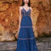 MONSOON Embellished Print Maxi Cami Dress In Sustainable Viscose Blue -Amour Fashion 51 64180861 7